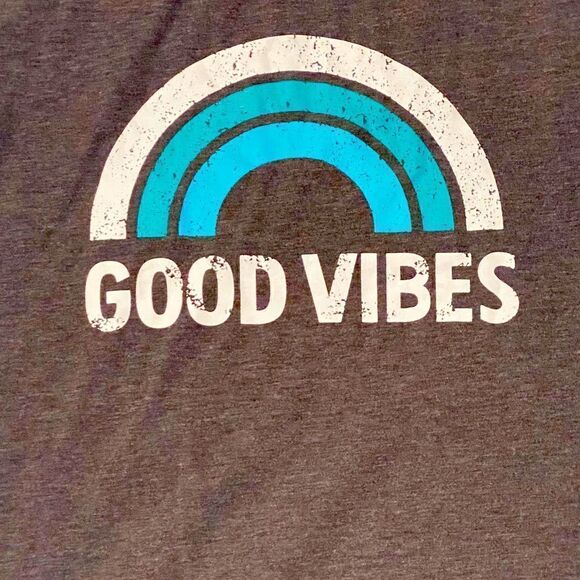 Leo Rosi Graphic Good Vibes Rainbow Tank - Picture 3 of 5